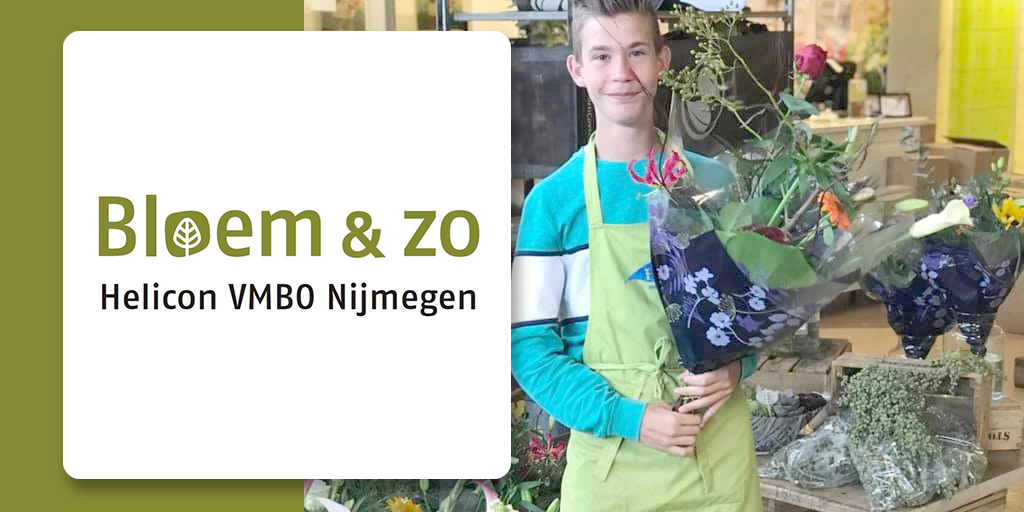 Bloemenwinkel ‘Bloem & zo’ van Helicon VMBO opent webshop!