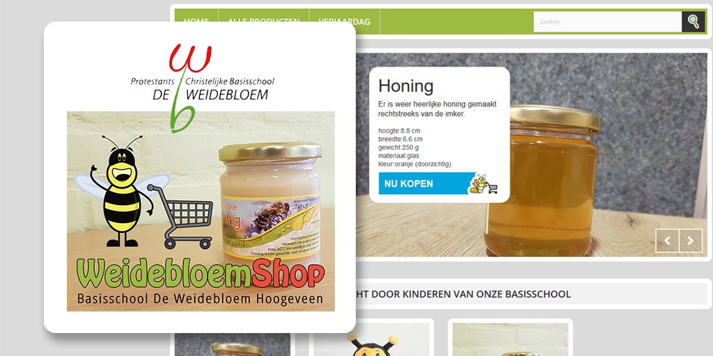 Weidebloemshop, van OBS De Weidebloem te Hoogeveen, live!